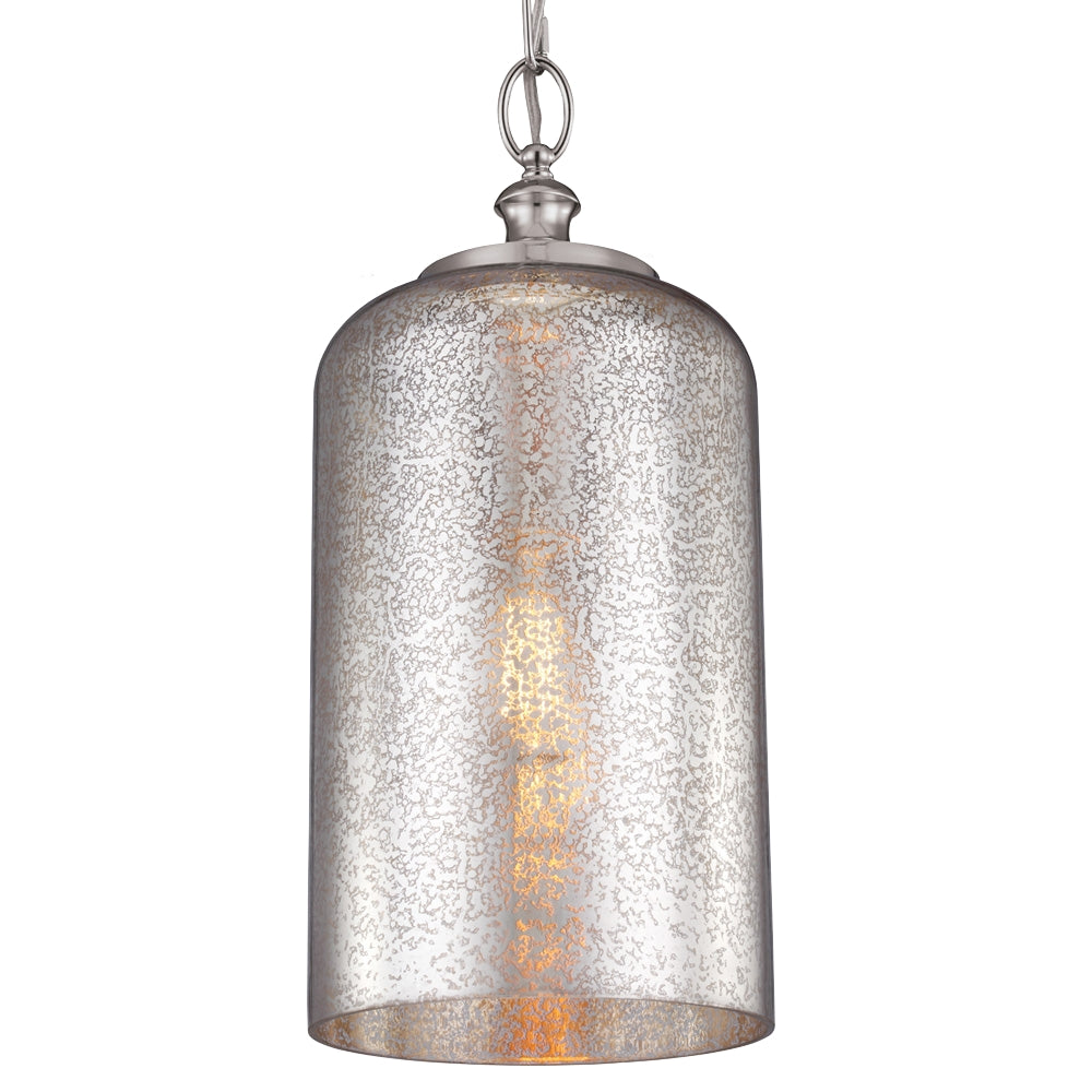 Murray Feiss 1 Bulb Polished Nickel Pendant - C140-P1319PN