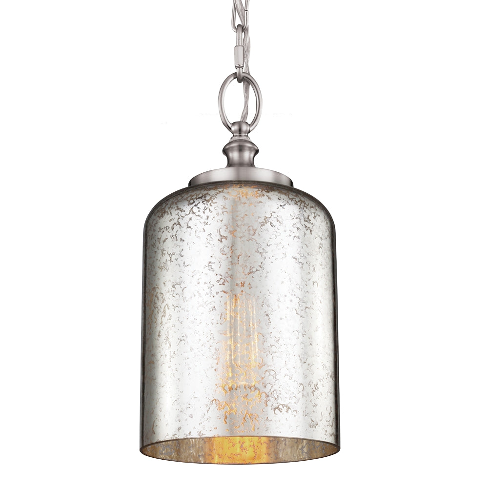 Murray Feiss 1 Bulb Brushed Steel Pendant - C140-P1320BS