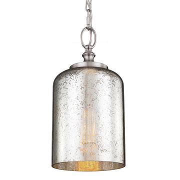 Murray Feiss 1 Bulb Brushed Steel Pendant - C140-P1320BS