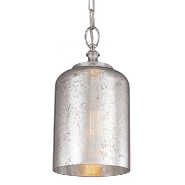 Murray Feiss 1 Bulb Polished Nickel Pendant - C140-P1320PN