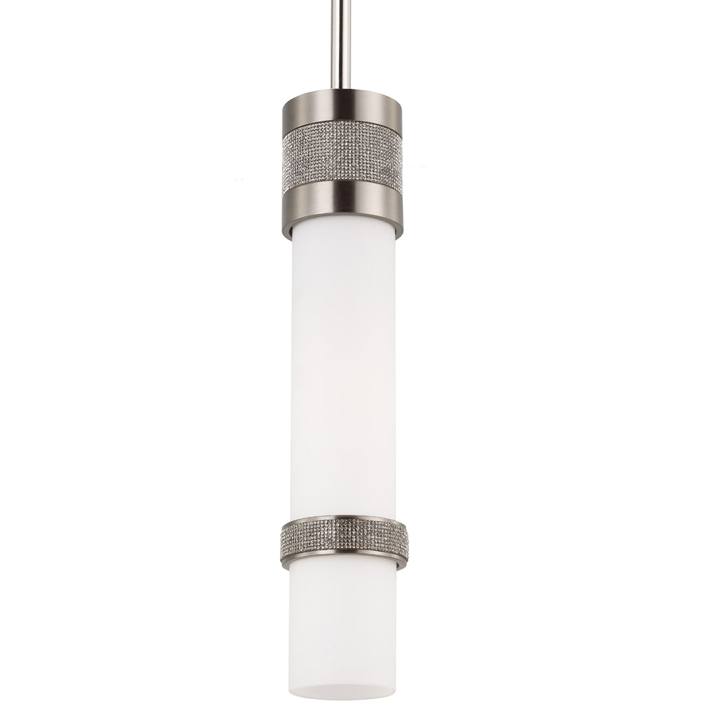 Murray Feiss 1 Bulb Brushed Steel Pendant - C140-P1324BS