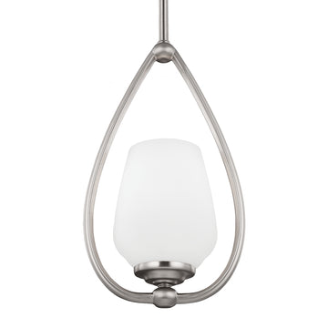 Murray Feiss 1 - Light Mini-Pendant Satin Nickel - C140-P1329SN