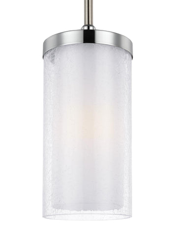 Murray Feiss 1 - Light Mini-Pendant Satin Nickel / Chrome - C140-P1334SN/CH