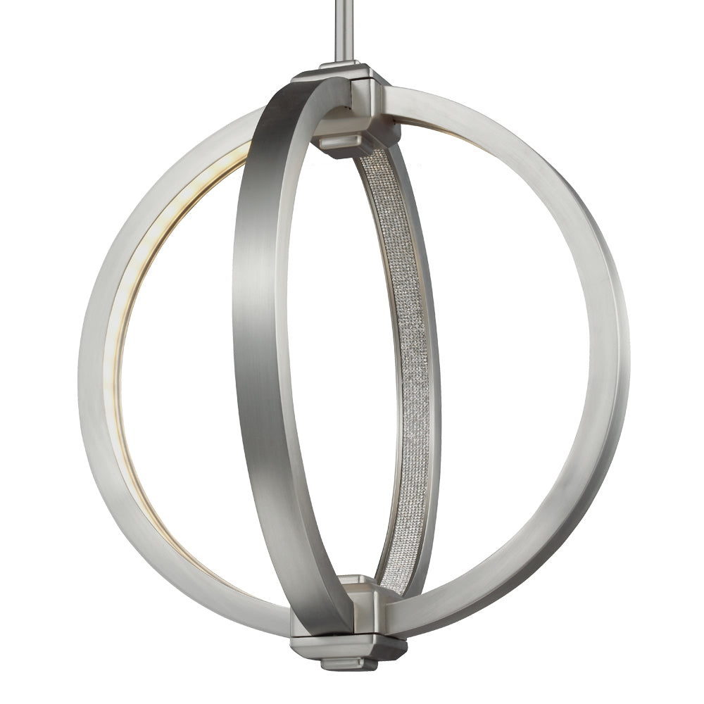 Murray Feiss 12" LED Globe Pendant - C140-P1391SN