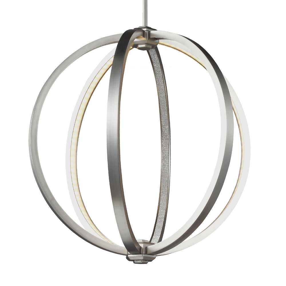 Murray Feiss 20" LED Globe Pendant - C140-P1392SN