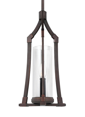 Murray Feiss 1 - Light Mini-Pendant Dark Antique Copper / Antique Copper - C140-P1416DAC/AC