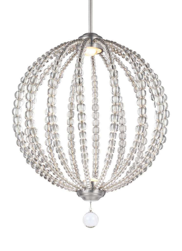 Murray Feiss 2 - Light LED Pendant Satin Nickel - C140-P1426SN-LED