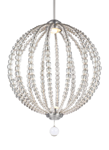 Murray Feiss 2 - Light LED Pendant Satin Nickel - C140-P1426SN-LED
