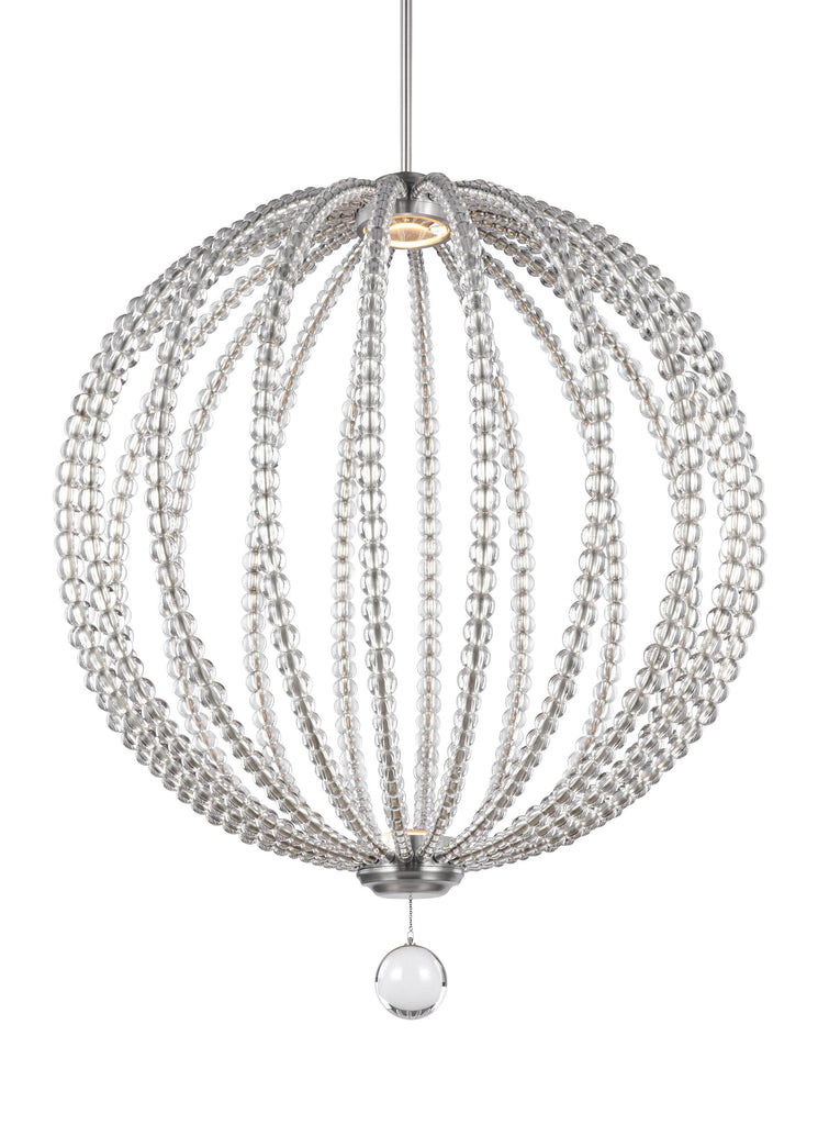 Murray Feiss 2 - Light LED Pendant Satin Nickel - C140-P1428SN-LED