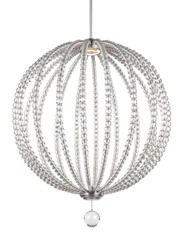 Murray Feiss 2 - Light LED Pendant Satin Nickel - C140-P1428SN-LED