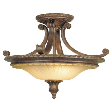 Murray Feiss 2 Bulb British Bronze Semi flushmount - C140-SF193BRB