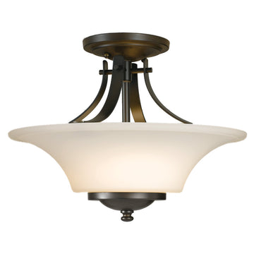 Murray Feiss 2 Bulb Oil Rubbed Bronze Semi flushmount - C140-SF241ORB