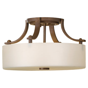 Murray Feiss 2 Bulb Corinthian Bronze Semi flushmount - C140-SF259CB
