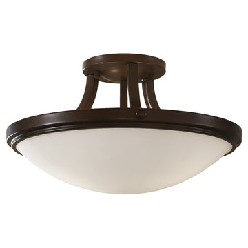 Murray Feiss 2 Bulb Heritage Bronze Semi flushmount - C140-SF283HTBZ