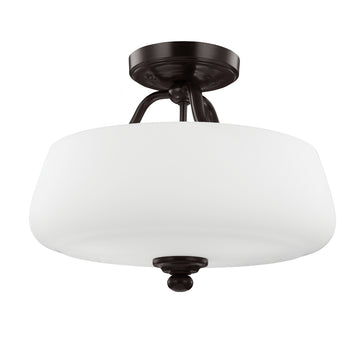 Murray Feiss 3 - Light Semi-Flush Heritage Bronze - C140-SF317HTBZ
