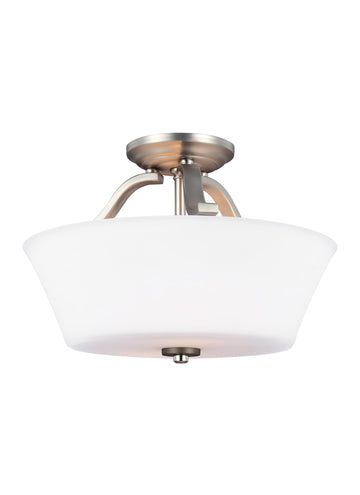 Murray Feiss 2 - Light Semi-Flush Satin Nickel - C140-SF325SN
