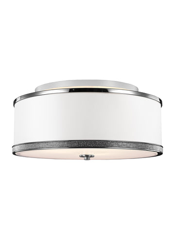 Murray Feiss 3 - Light Indoor Semi-Flush Mount Polished Nickel - C140-SF326PN