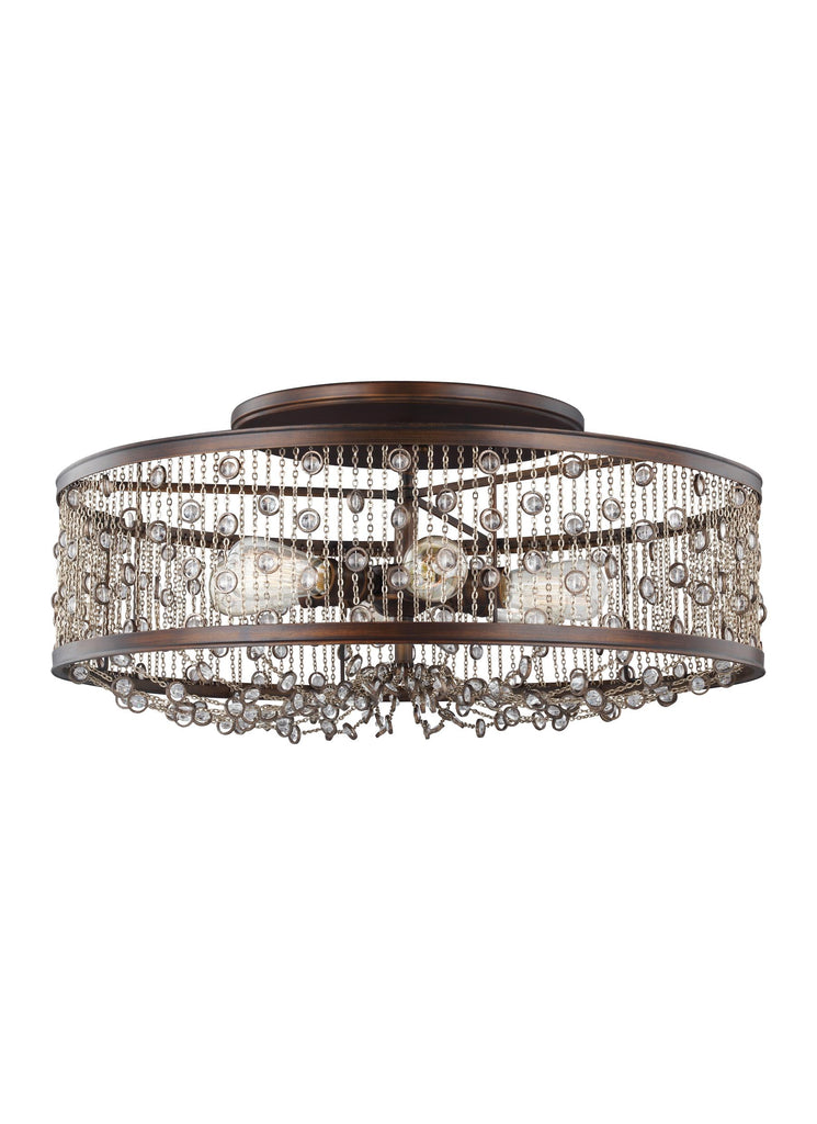 Murray Feiss 6 - Light Semi-Flush Mount Chestnut Bronze - C140-SF331CSTB
