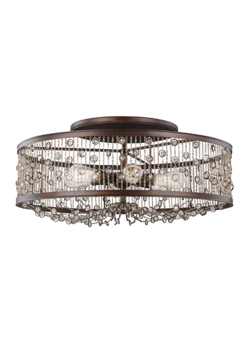 Murray Feiss 6 - Light Semi-Flush Mount Chestnut Bronze - C140-SF331CSTB