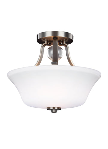 Murray Feiss 2 - Light Semi-Flush Satin Nickel - C140-SF334SN