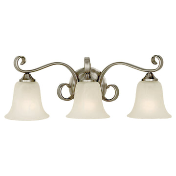 Murray Feiss 3 Bulb Brushed Steel Vanity  - C140-VS10403-BS