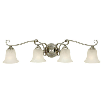 Murray Feiss 4 Bulb Brushed Steel Vanity  - C140-VS10404-BS