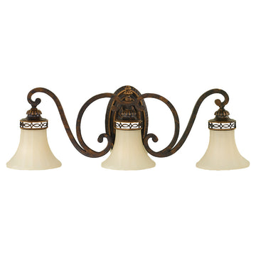 Murray Feiss 3 Bulb Walnut Vanity  - C140-VS11203-WAL