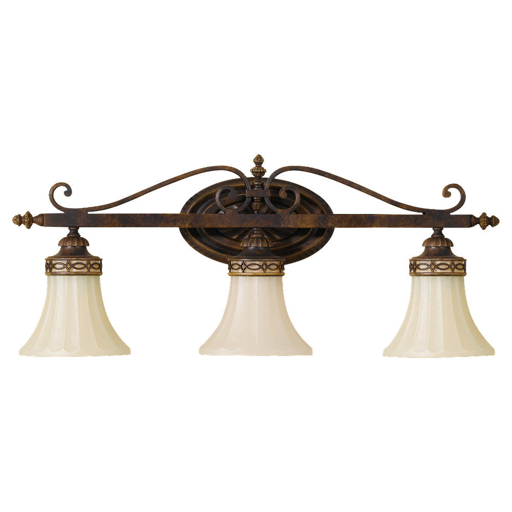Murray Feiss 3 Bulb Walnut Vanity  - C140-VS12503-WAL