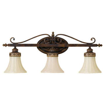Murray Feiss 3 Bulb Walnut Vanity  - C140-VS12503-WAL