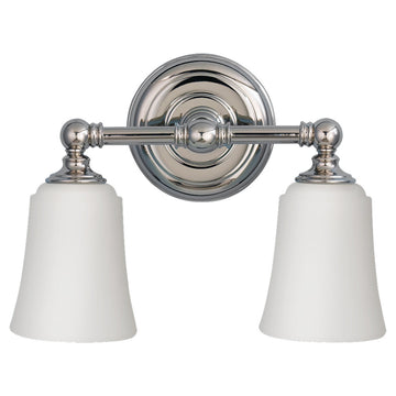 Murray Feiss 2 Bulb Polished Nickel Vanity  - C140-VS12602-PN