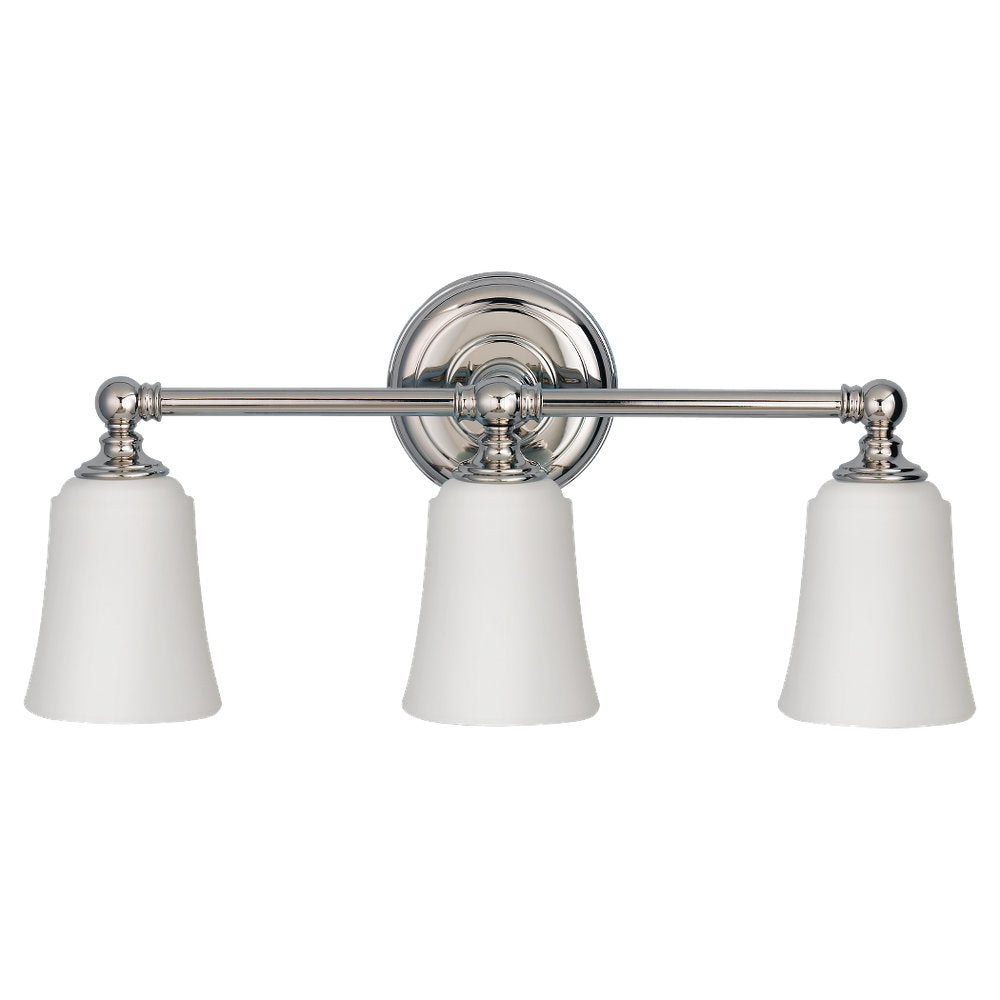 Murray Feiss 3 Bulb Polished Nickel Vanity  - C140-VS12603-PN