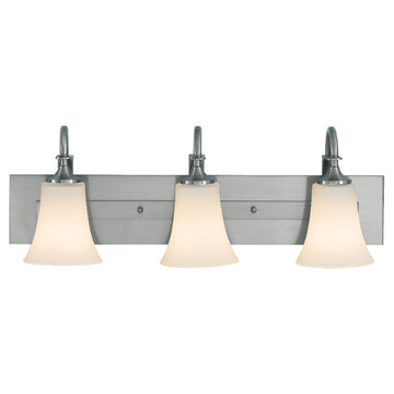Murray Feiss 3 Bulb Brushed Steel  Vanity  - C140-VS12703-BS