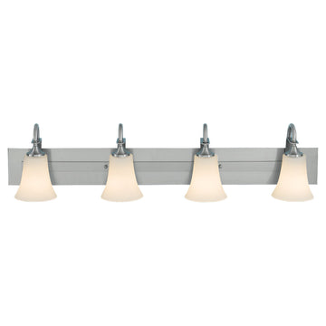 Murray Feiss 4 Bulb Brushed Steel  Vanity  - C140-VS12704-BS