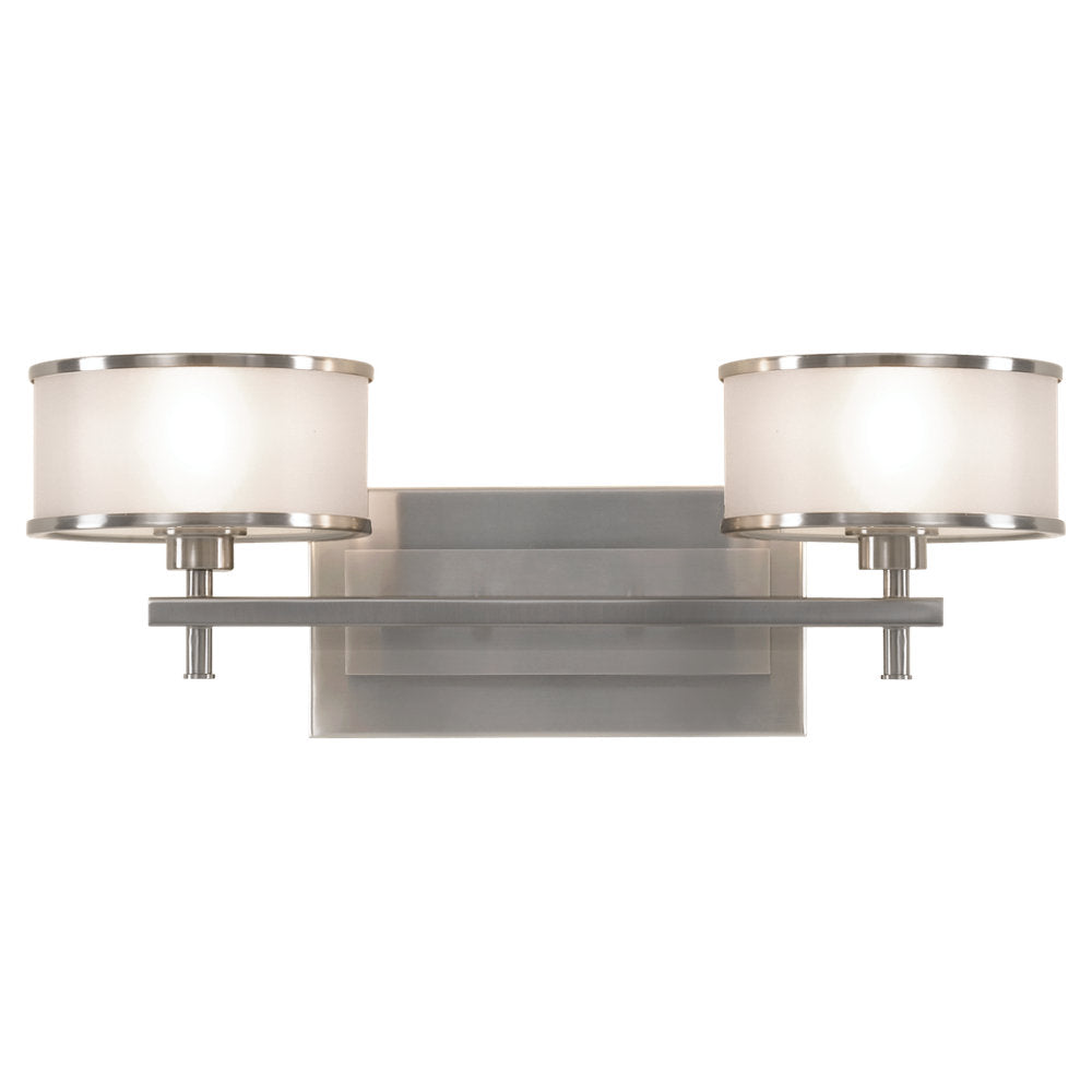 Murray Feiss 2 Bulb Brushed Steel Vanity  - C140-VS13702-BS