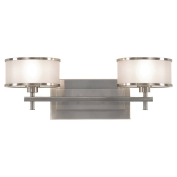 Murray Feiss 2 Bulb Brushed Steel Vanity  - C140-VS13702-BS