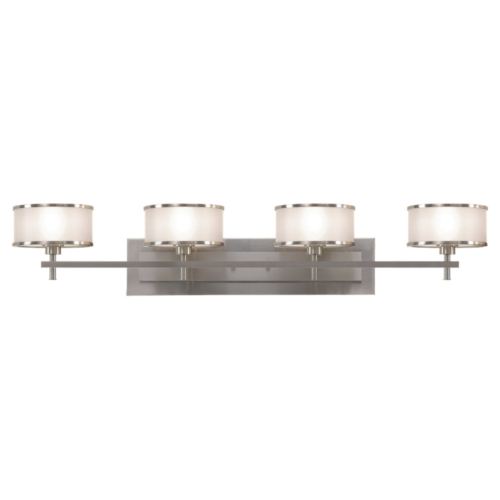 Murray Feiss 4 Bulb Brushed Steel Vanity  - C140-VS13704-BS