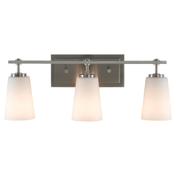 Murray Feiss 3 Bulb Brushed Steel Vanity  - C140-VS14903-BS