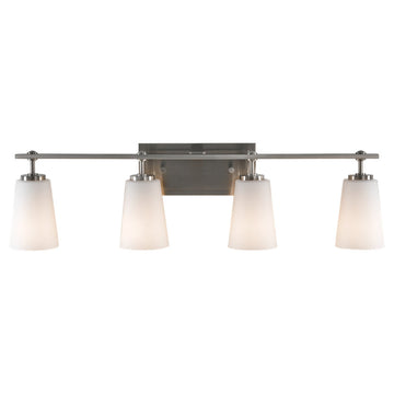 Murray Feiss 4 Bulb Brushed Steel Vanity  - C140-VS14904-BS