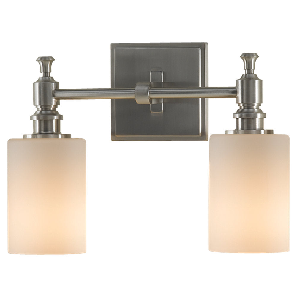 Murray Feiss 2 Bulb Brushed Steel Vanity  - C140-VS16102-BS