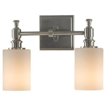 Murray Feiss 2 Bulb Brushed Steel Vanity  - C140-VS16102-BS