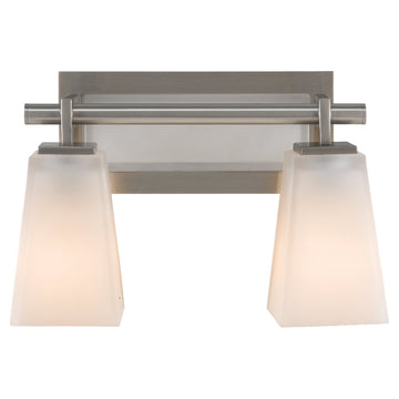 Murray Feiss 2 Bulb Brushed Steel Vanity  - C140-VS16602-BS