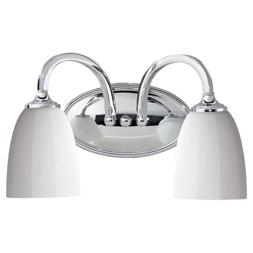 Murray Feiss 2 Bulb Brushed Steel Vanity Strip - C140-VS17402-CH