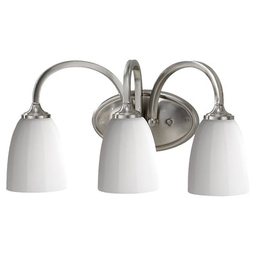 Murray Feiss 3 Bulb Brushed Steel Vanity Strip - C140-VS17403-BS