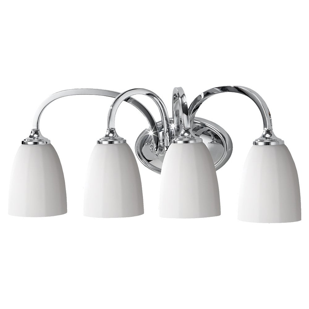 Murray Feiss 4 Bulb Brushed Steel Vanity Strip - C140-VS17404-CH