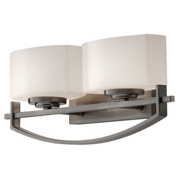 Murray Feiss 2 Bulb Brushed Steel Vanity Strip - C140-VS18202-BS