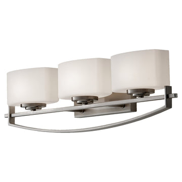 Murray Feiss 3 Bulb Brushed Steel Vanity Strip - C140-VS18203-BS