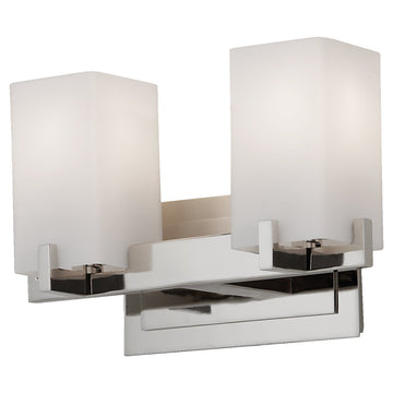 Murray Feiss 2 Bulb Polished Nickel Vanity Strip - C140-VS18402-PN