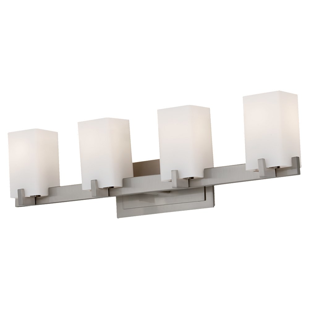 Murray Feiss 4 Bulb Brushed Steel Vanity Strip - C140-VS18404-BS