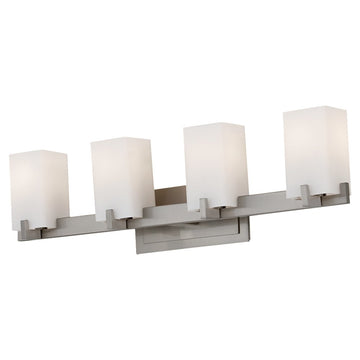 Murray Feiss 4 Bulb Brushed Steel Vanity Strip - C140-VS18404-BS
