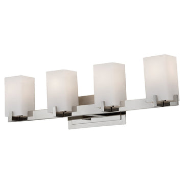 Murray Feiss 4 Bulb Polished Nickel Vanity Strip - C140-VS18404-PN